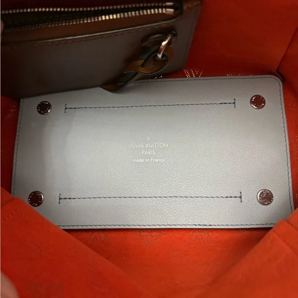 Louis Vuitton Light Blue Monogram Tote - Picture 6 of 16